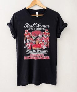 Real Women Love Football Smart Women Love The Arkansas Razorbacks 2023 Season Shirt