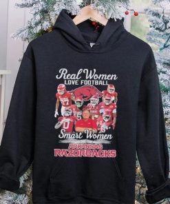 Real Women Love Football Smart Women Love The Arkansas Razorbacks 2023 Season Shirt