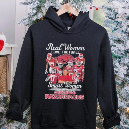 Real Women Love Football Smart Women Love The Arkansas Razorbacks 2023 Season Shirt