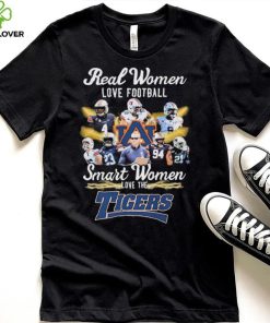 Real Women Love Football Smart Women Love The Auburn Tigers College Shirt