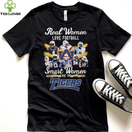 Real Women Love Football Smart Women Love The Auburn Tigers College Shirt