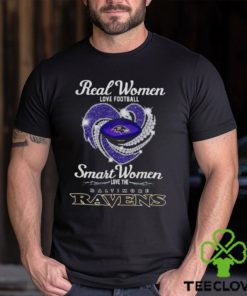 Real Women Love Football Smart Women Love The Baltimore Ravens Shirt