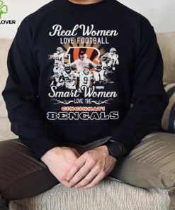 Real Women Love Football Smart Women Love The Cincinnati Bengals Shirt