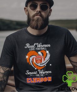 Real Women Love Football Smart Women Love The Clemson Shirt