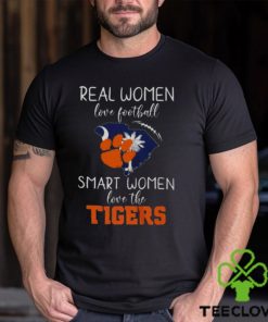 Real Women Love Football Smart Women Love The Clemson Tigers 2023 t shirt