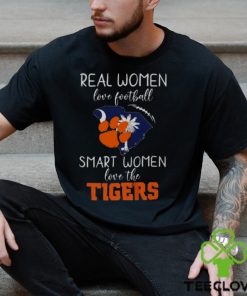 Real Women Love Football Smart Women Love The Clemson Tigers 2023 t hoodie, sweater, longsleeve, shirt v-neck, t-shirt