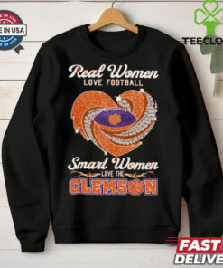 Real Women Love Football Smart Women Love The Clemson Tigers Heart Diamond 2024 shirt 2 Real Women Love Football Smart Women Love The Clemson Tigers Heart Diamond 2024 shirt