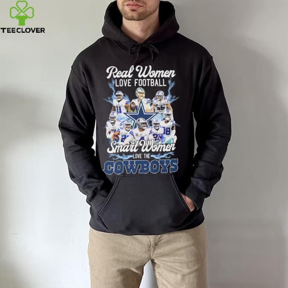 Real Women Love Football Smart Women Love The Cowboys 2022 Signatures Shirt Real Women Love Football Smart Women Love The Cowboys 2022 Signatures Shirt