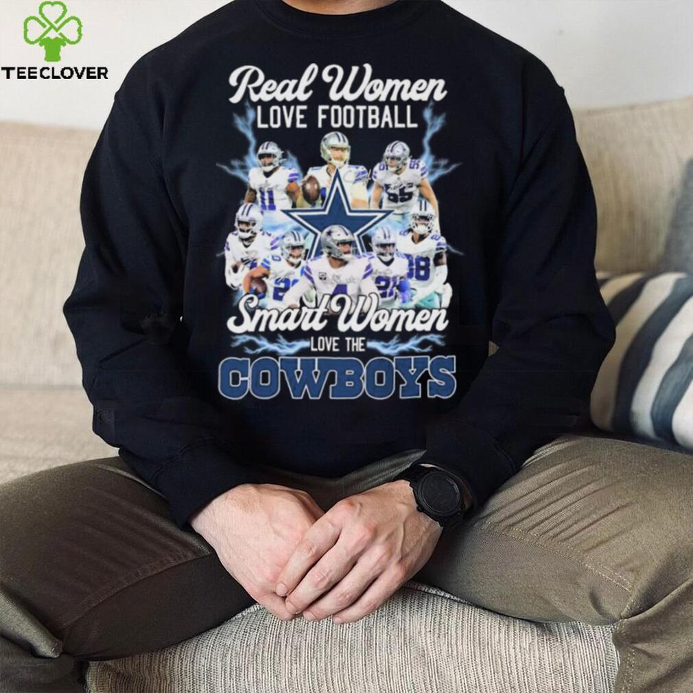 Real Women Love Football Smart Women Love The Cowboys 2022 Signatures Shirt Real Women Love Football Smart Women Love The Cowboys 2022 Signatures Shirt