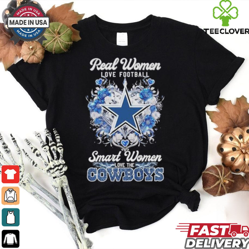 Real Women Love Football Smart Women Love The Dallas Cowboys X Floral Diamonds Shirt Real Women Love Football Smart Women Love The Dallas Cowboys X Floral Diamonds Shirt