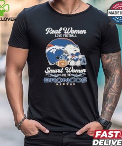 Real Women Love Football Smart Women Love The Denver Broncos X Snoopy shirt