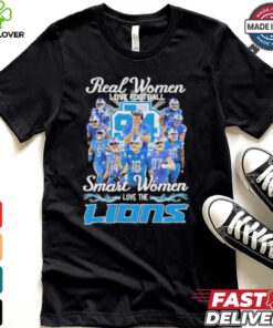 Real Women Love Football Smart Women Love The Detroit Lions Football Team 2024 Shirt 1 Real Women Love Football Smart Women Love The Detroit Lions Football Team 2024 Shirt