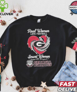 Real Women Love Football Smart Women Love The Georgia Bulldogs Unisex T Shirt