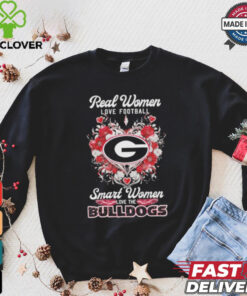 Real Women Love Football Smart Women Love The Georgia Bulldogs X Heart Flower Shirt 3 Real Women Love Football Smart Women Love The Georgia Bulldogs X Heart Flower Shirt