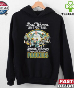 Real Women Love Football Smart Women Love The Green Bay Packers 2024 Signatures Shirt