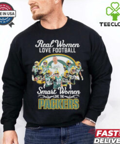 Real Women Love Football Smart Women Love The Green Bay Packers 2024 Signatures Shirt