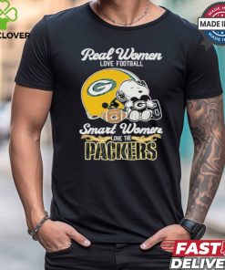 Real Women Love Football Smart Women Love The Green Bay Packers T Shirt