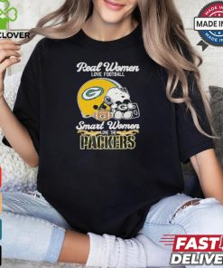 Real Women Love Football Smart Women Love The Green Bay Packers T Shirt