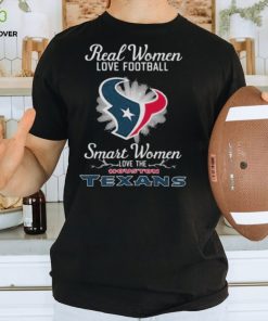 Real Women Love Football Smart Women Love The Houston Texans 2023 Logo Shirt