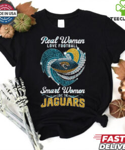 Real Women Love Football Smart Women Love The Jacksonville Jaguars Heart Diamond 2024 shirt