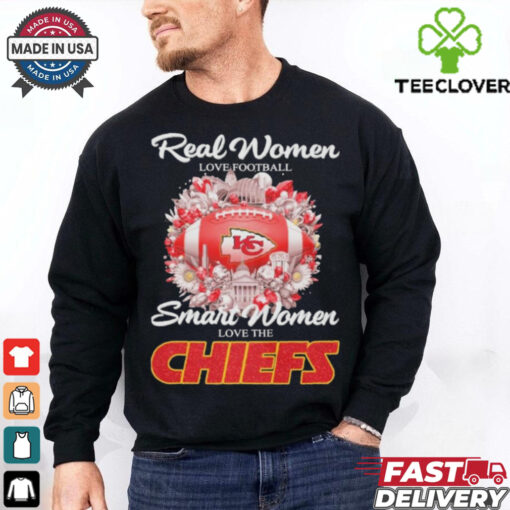 Real Women Love Football Smart Women Love The Kansas City Chiefs 2025 Shirt