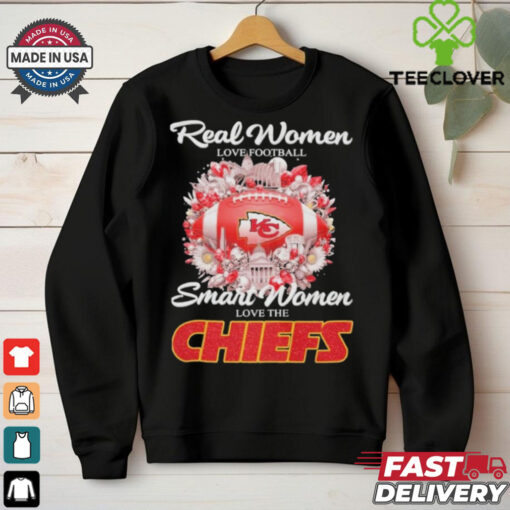 Real Women Love Football Smart Women Love The Kansas City Chiefs Shirt