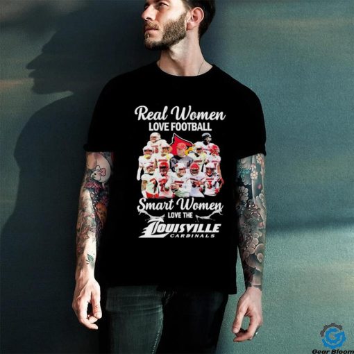 Real Women Love Football Smart Women Love The Louisville Cardinals Shirt