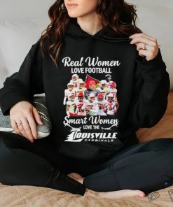 Real Women Love Football Smart Women Love The Louisville Cardinals Shirt