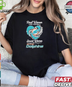 Real Women Love Football Smart Women Love The Miami Dolphins Diamonds 2024 Shirt