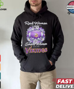 Real Women Love Football Smart Women Love The Minnesota Vikings X Vintage Diamonds Shirt