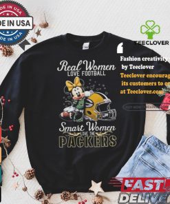 Real Women Love Football Smart Women Love The Packers Mickey Shirt 2 Real Women Love Football Smart Women Love The Packers Mickey Shirt
