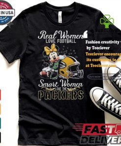 Real Women Love Football Smart Women Love The Packers Mickey Shirt 3 Real Women Love Football Smart Women Love The Packers Mickey Shirt