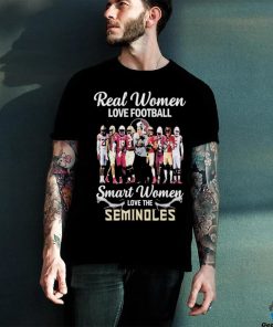 Real Women Love Football Smart Women Love The Seminoles Shirt