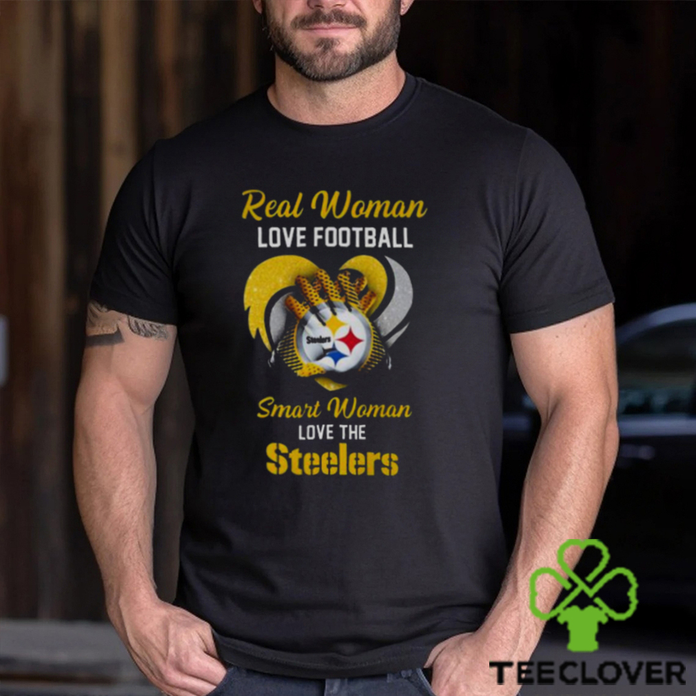 Heart Diamonds Real Women Love Football Smart Women Love The Steelers  Shirt, hoodie, sweater, long sleeve and tank top