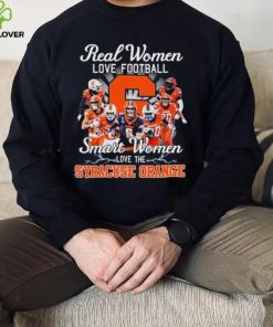 Real Women Love Football Smart Women Love The Syracuse Orange Shirt