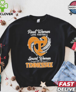Real Women Love Football Smart Women Love The Tennessee Volunteers Football Diamonds Shirt