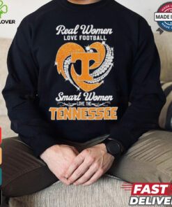 Real Women Love Football Smart Women Love The Tennessee Volunteers Football Diamonds Shirt