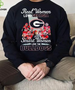 Real Women Love Georgia Bulldogs Smart Women Shirt