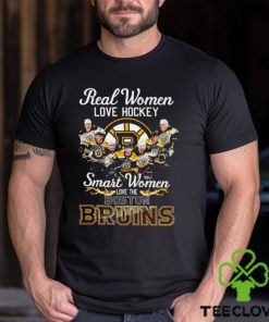 Real Women Love Hockey Smart Women Love The Boston Bruins 2023 signature shirt