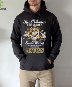 Real Women Love Hockey Smart Women Love The Boston Bruins NHL 2023 Signatures Shirt