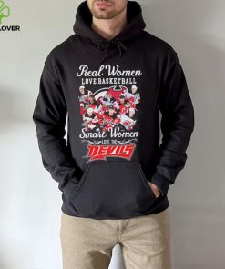 Real Women Love Hockey Smart Women Love The New Jersey Devils Signatures Shirt