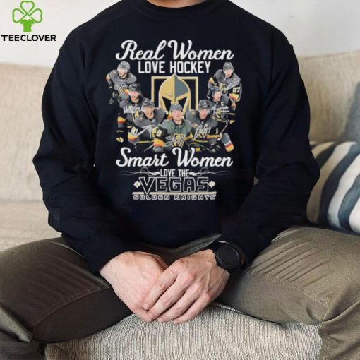 Real Women Love Hockey Smart Women Love The Vegas Golden Knights Signatures Shirt
