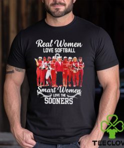 Real Women Love Softball Smart Women Love The Oklahoma Sooners Shirt