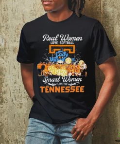 Real Women Love Softball Smart Women Love The Tennessee Lady Vols Shirt