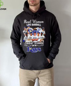 Real Women Love baseball smart woemn love the Tampa Bay Rays signature 2023 shirt