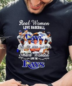 Real Women Love baseball smart woemn love the Tampa Bay Rays signature 2023 shirt