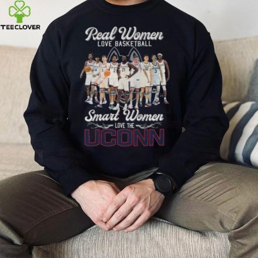 Real Women love Basketball Smart Women love the Uconn signatures hoodie, sweater, longsleeve, shirt v-neck, t-shirt