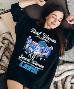 Real Women love Football Smart Women love the Detroit Lions 2023 Signatures Shirt