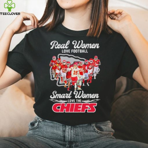 Real Women love Football Smart Women love the Kansas City Chiefs 2023 Signatures Shirt