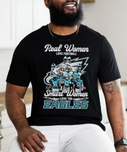 Real Women love Football Smart Women love the Philadelphia Eagles Signatures 2023 Shirt